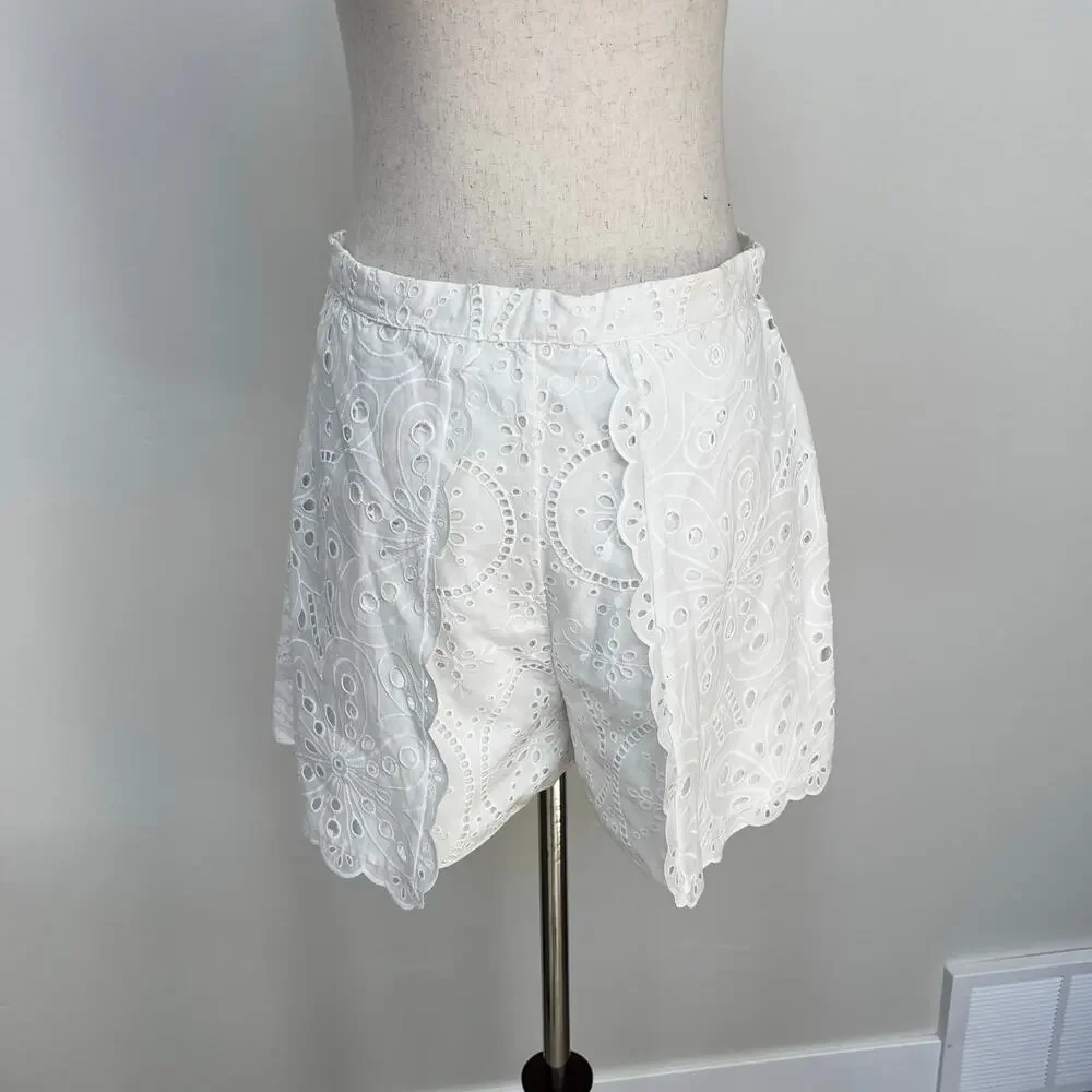 CHARO RUIZ Women's Alida Short Size M In White - Picture 4 of 10